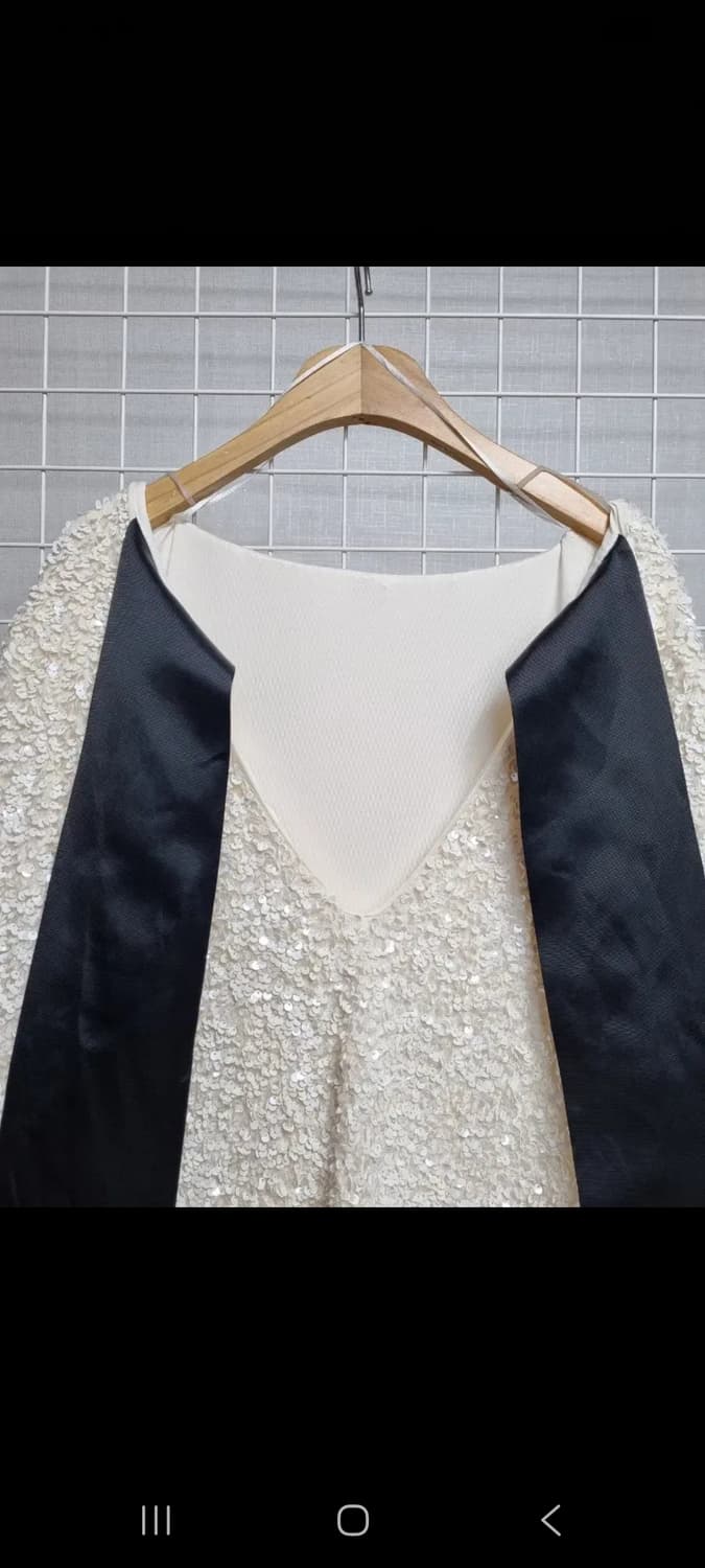 (새상품)에이치앤엠 스팽글 원피스 상품이미지6