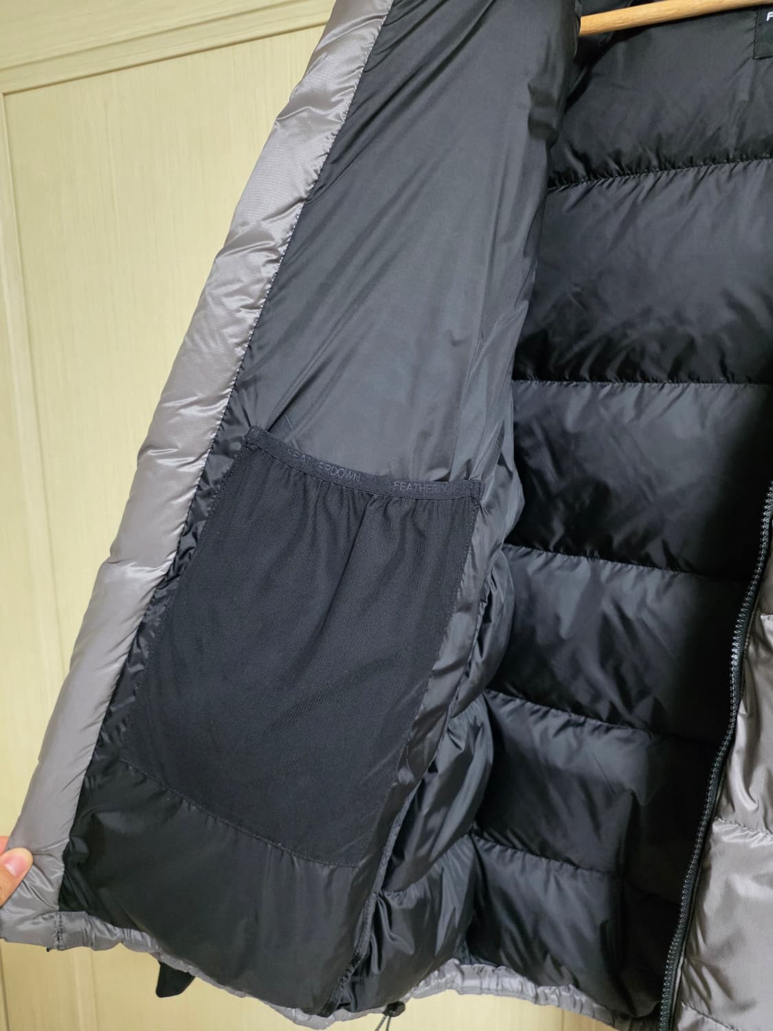페더다운hd 애쉬그레이 M(100-103) 판매 상품이미지4