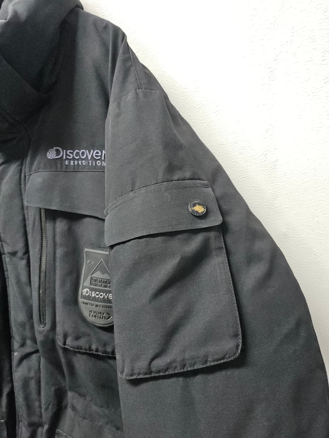 디스커버리 블랙 밀포드 구스 패딩 점퍼 105 상품이미지3