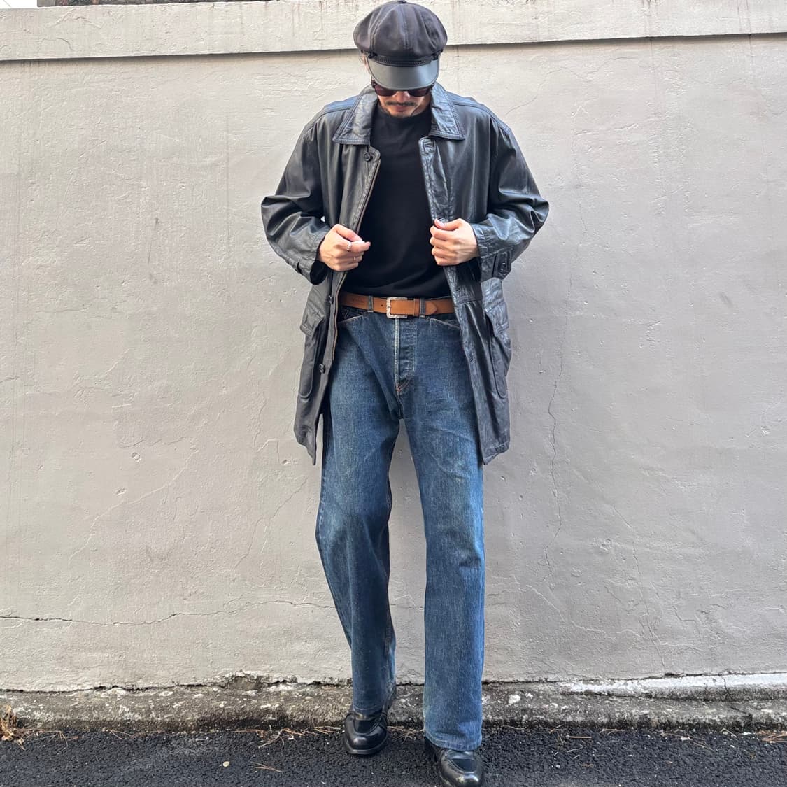 일본 트로피칼 헬 바이 코어바이터 셀비지 데님 팬츠 상품이미지3