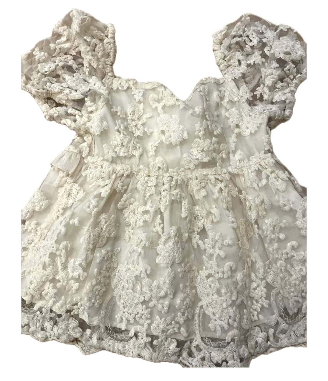 빈티지 레이스 퍼프 블라우스 상품이미지2