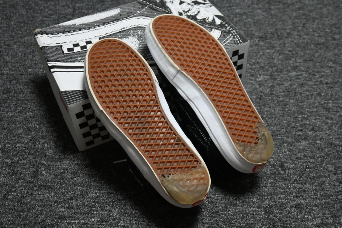 (310) 반스 스케이트 하프캡 검흰 상품이미지9