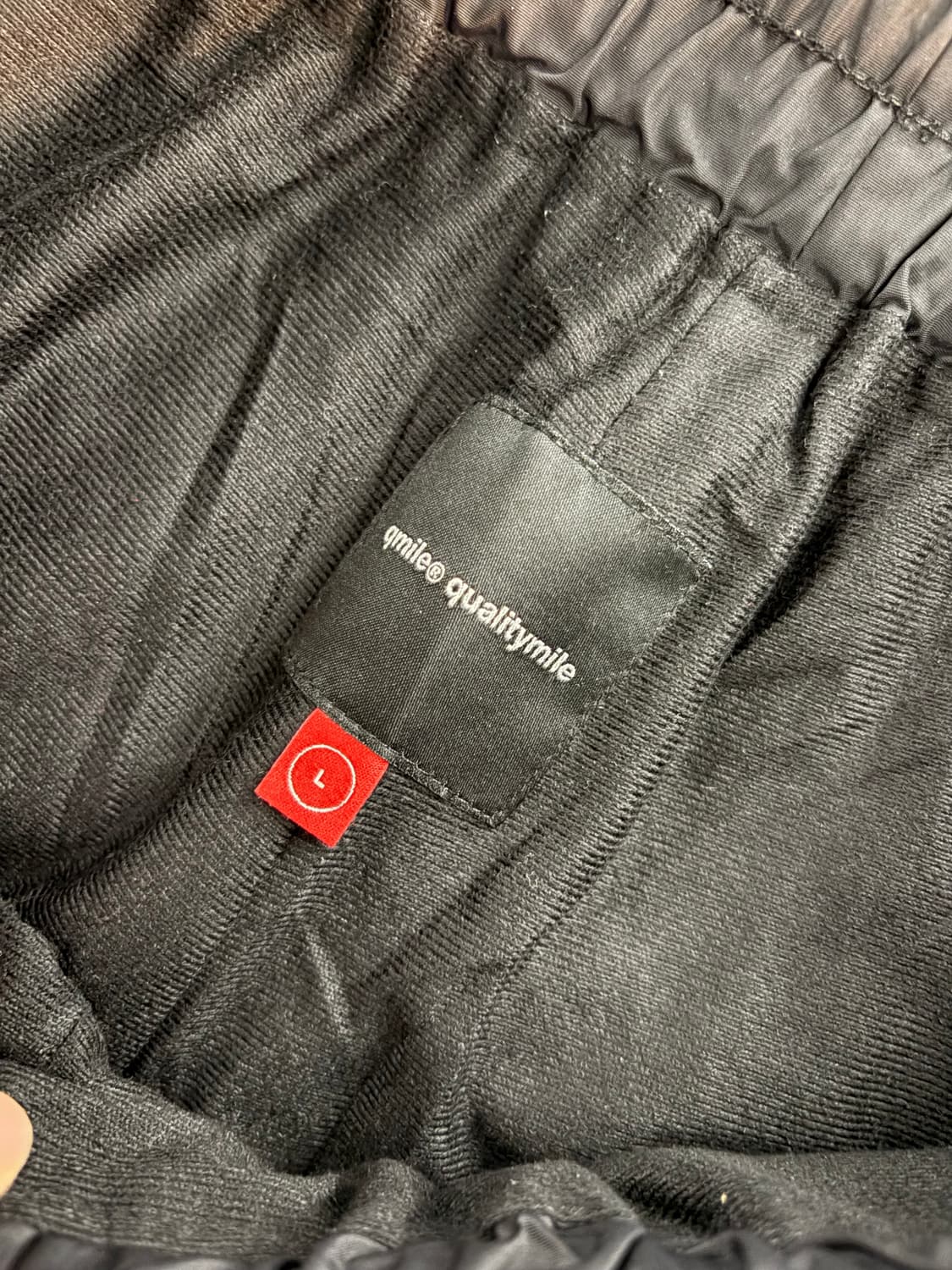 Qmile 바지 L사이즈 블랙 상품이미지3