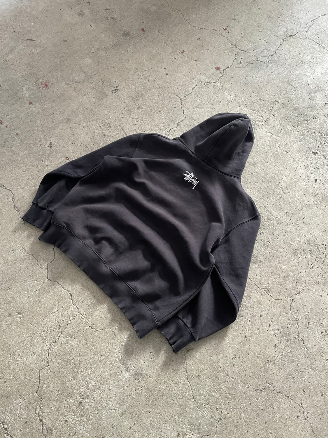 00s Stussy Corporation Faded Hoodie 상품이미지9