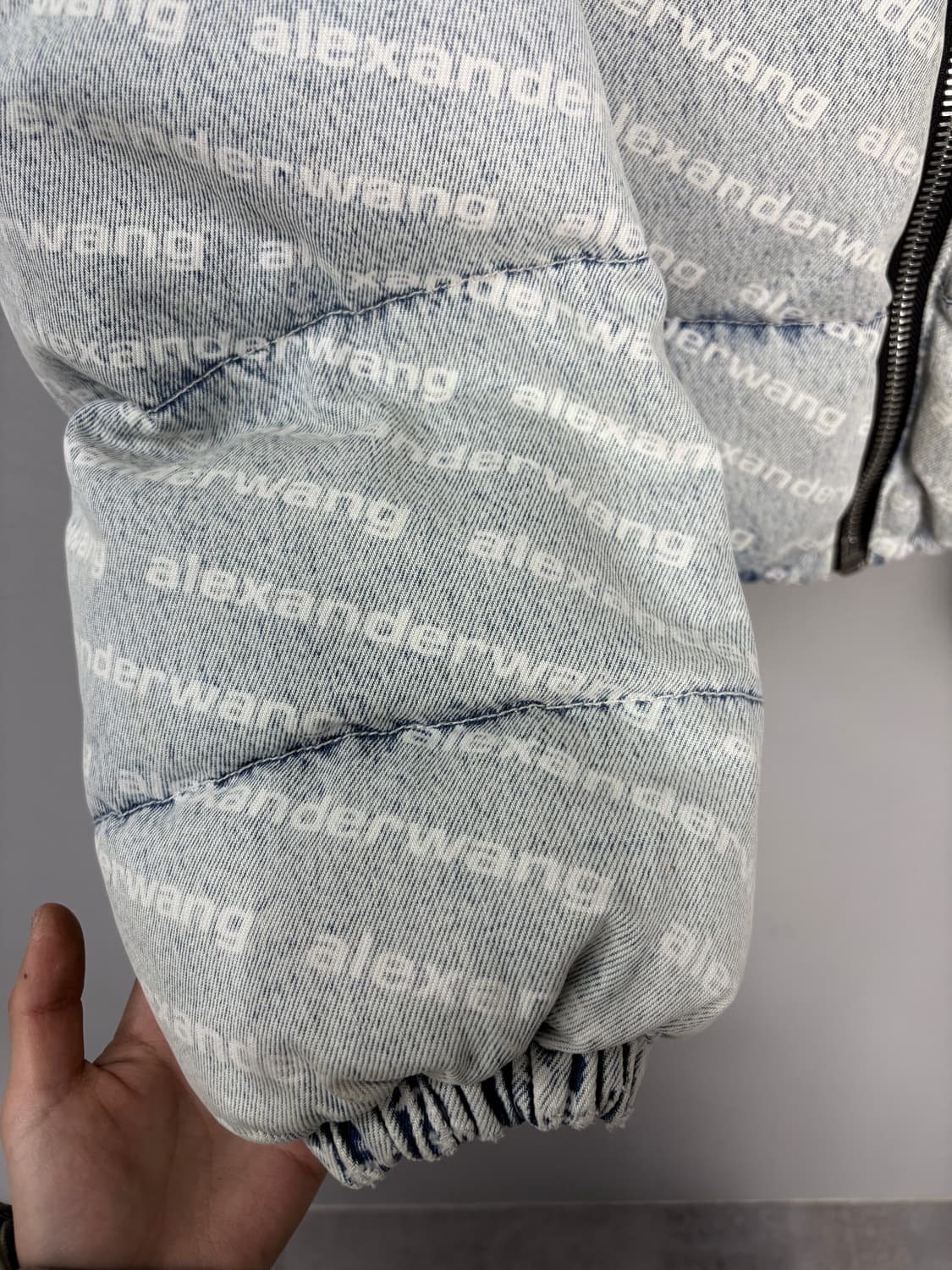 알렉산더왕 트롱프뢰유 데님 푸퍼 숏패딩 A3604 상품이미지4