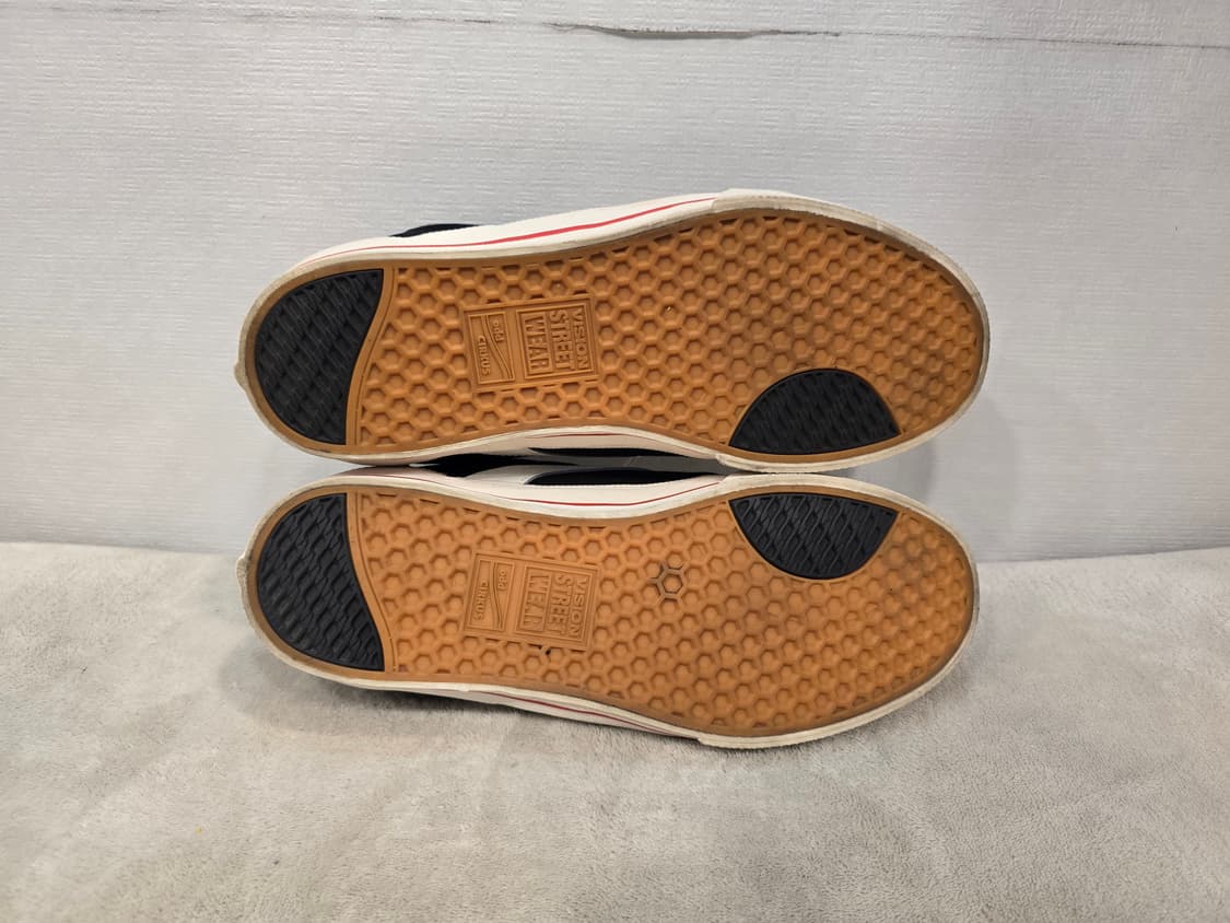 비젼 스트릿웨어 + 오드서커스 콜라보 블랙 보드화 스니커즈 265 상품이미지7