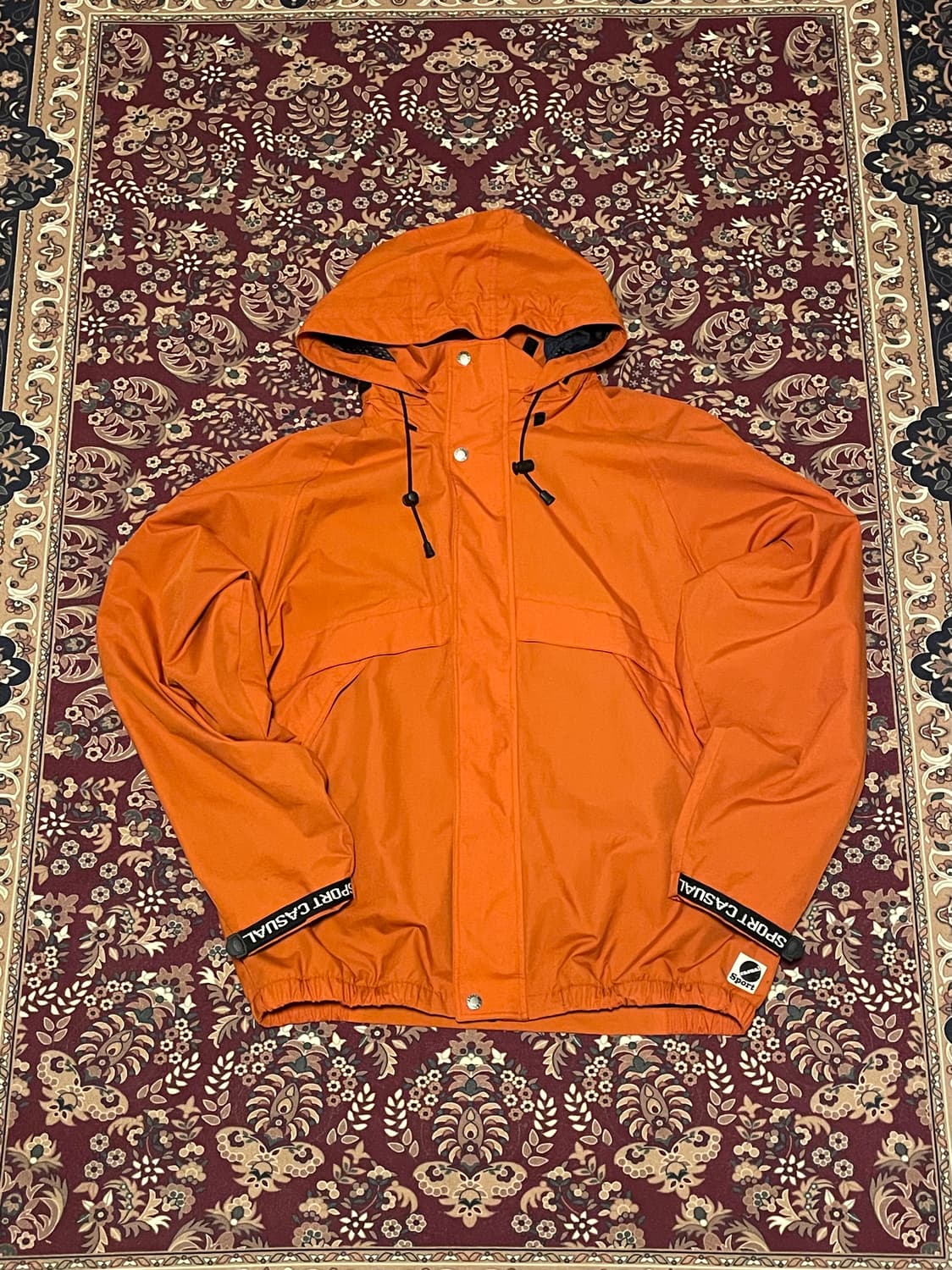 [M] 헤리티지플로스 윈드 브레이커 자켓 바람막이 카더가든 착용 상품이미지2