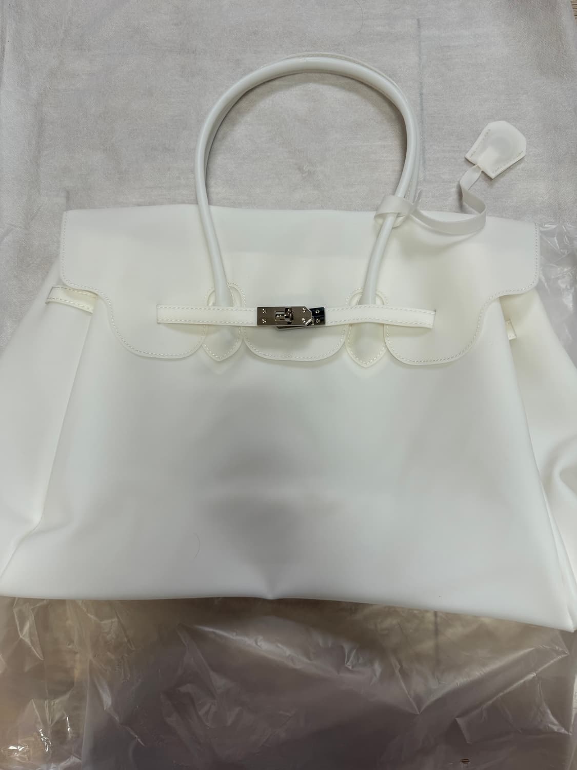 키키 젤리백 white  버킨젤리 퍼킨백 상품이미지2