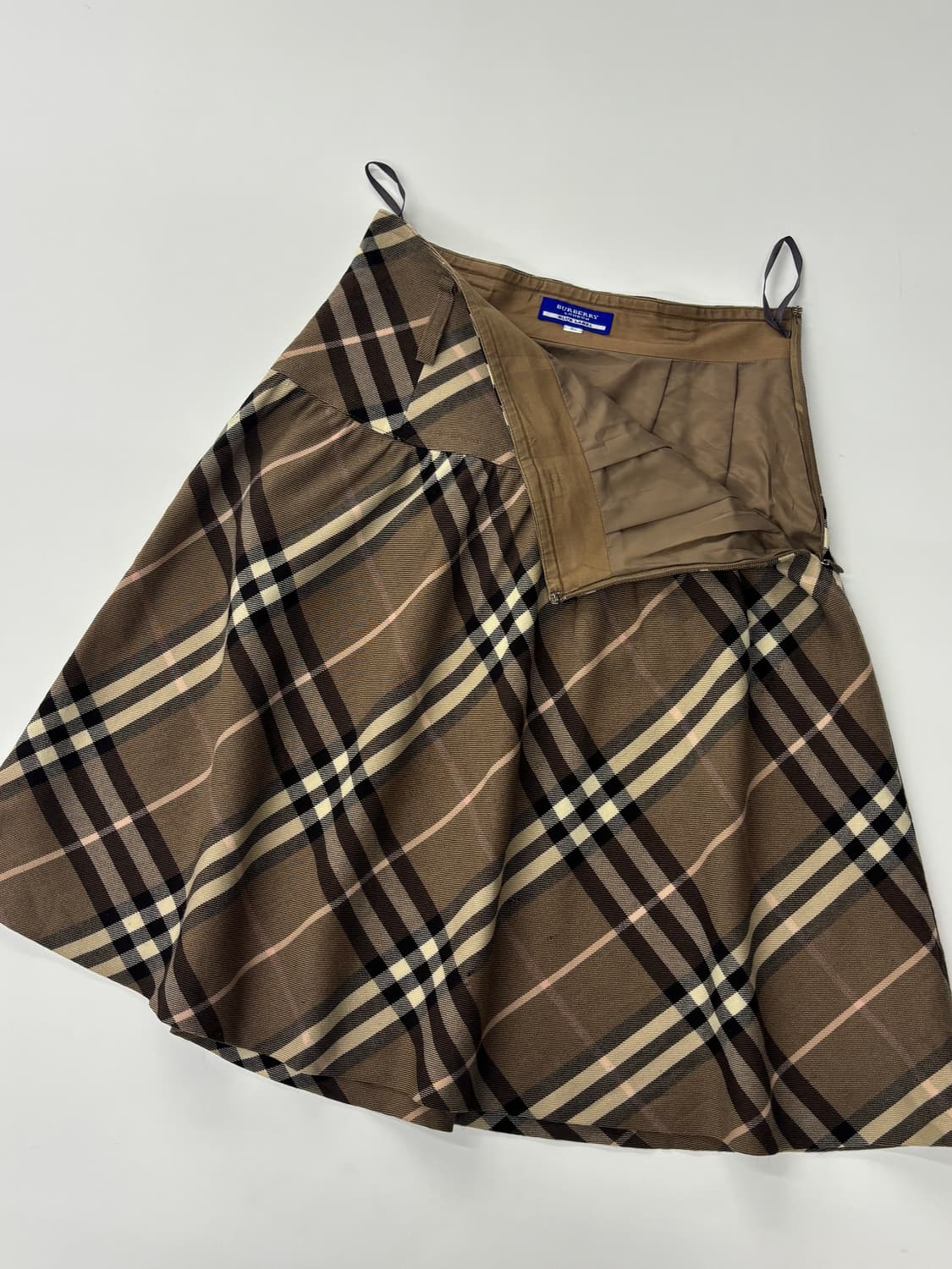 Burberry 버버리 노바체크 울 플리츠 스커트 상품이미지5