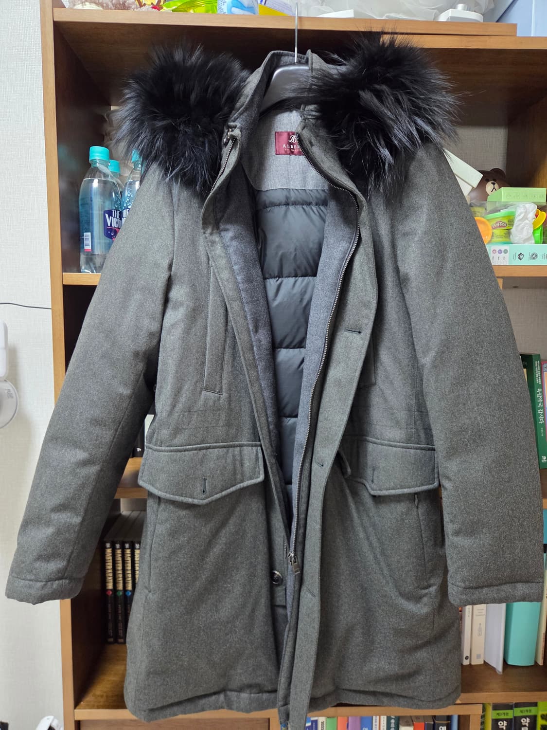 마에스트로 알베로 까노니코 울 다운 코트 100 (후드탈착가능) 상품이미지1