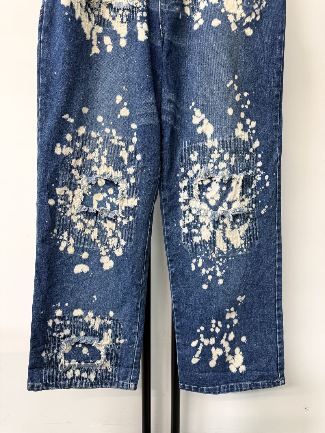 팻 팜 블리치드 스티치 데님 팬츠 상품이미지3