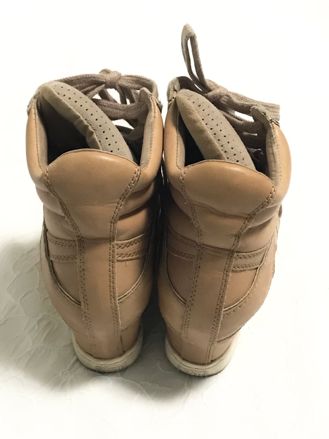 ❌sold❌ash 아쉬 하이탑 웨지힐 스니커즈 38 상품이미지4