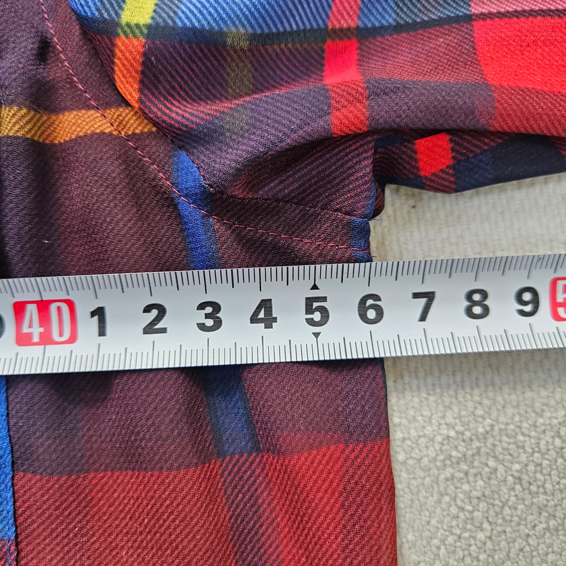 4 타미힐피거 여성 체크패턴 긴팔 셔츠 0313Y 상품이미지6