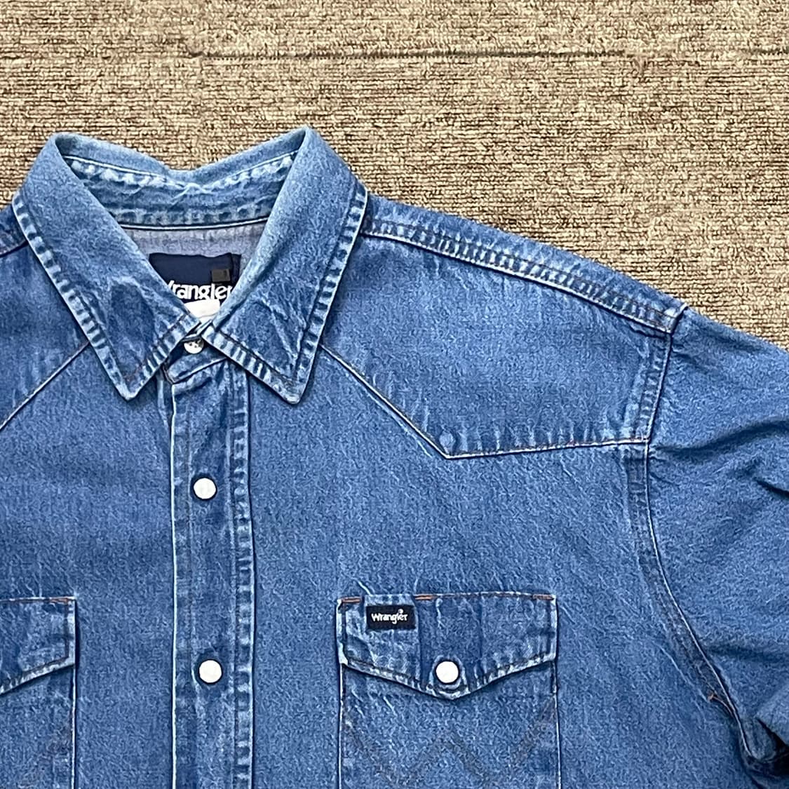 Wrangler 랭글러 웨스턴 데님 셔츠 상품이미지2