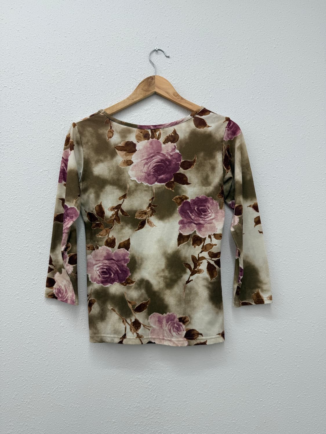 빈티지 CINEMA CLUB 로즈 브라운 셔링 블라우스 상품이미지5