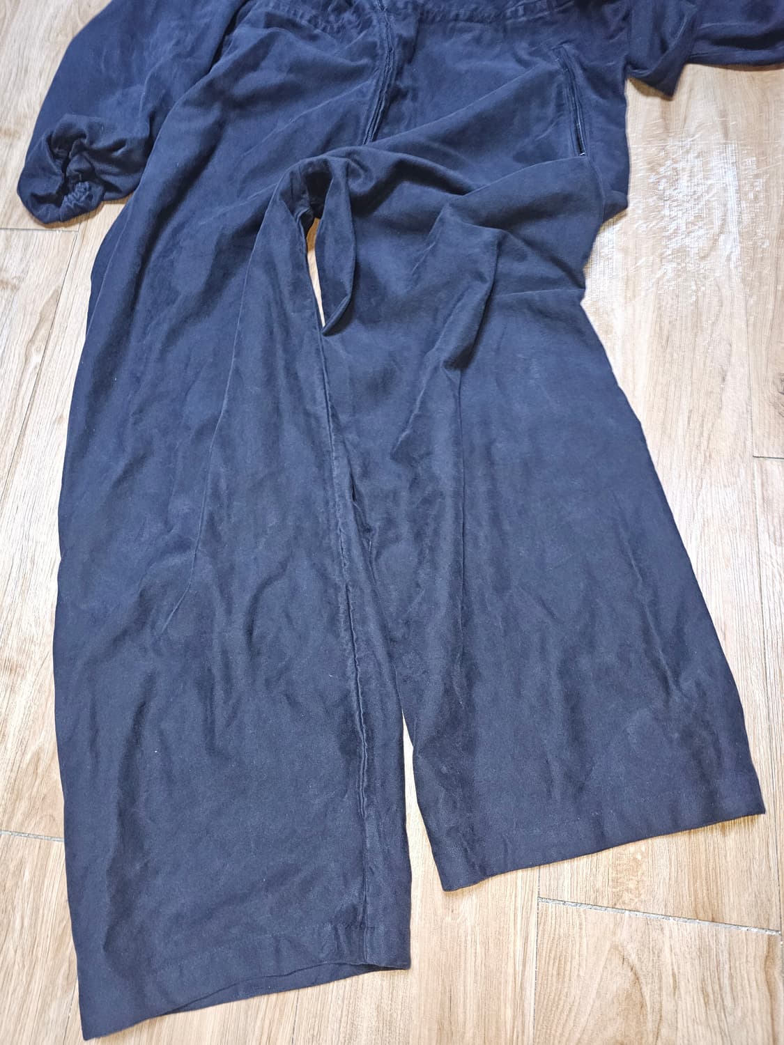 이지갭 사틴 오버롤 블랙 M 상품이미지7