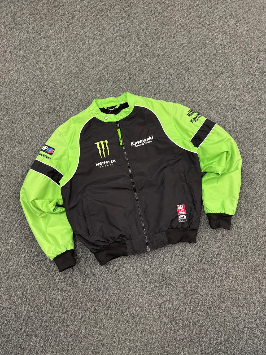 M)가와사키 빈티지 스포츠 바이커 봄버자켓 상품이미지4