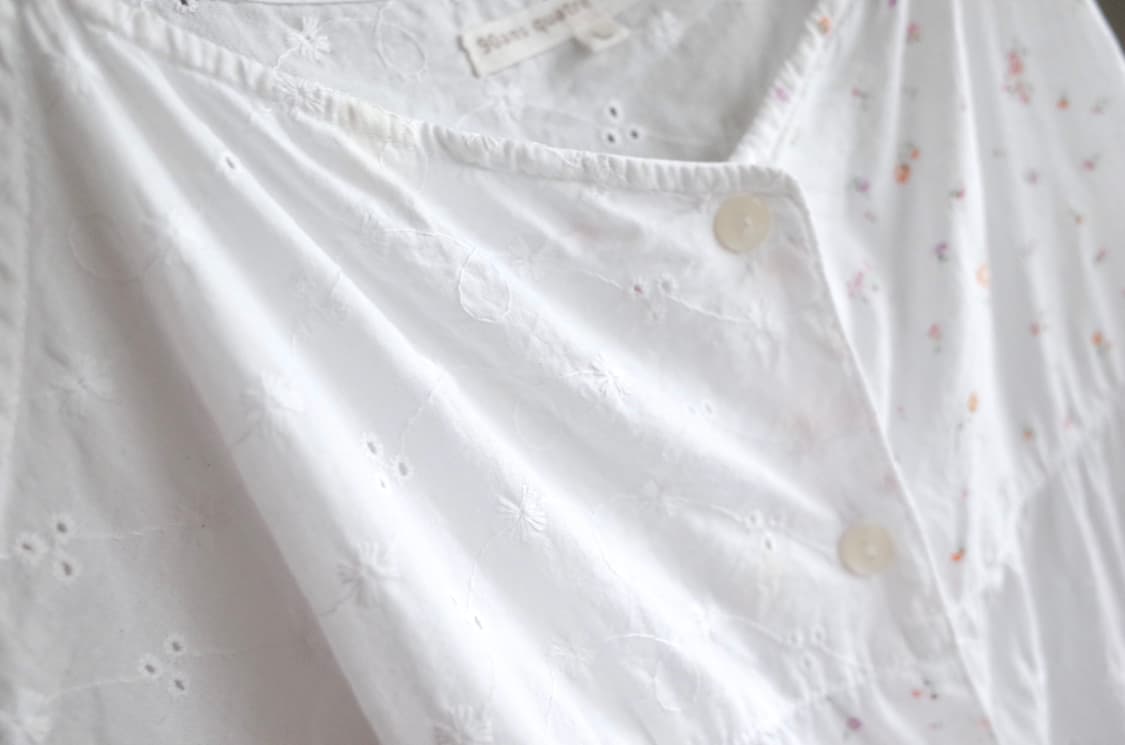 빈티지 패치워크 캉캉 블라우스 튜닉 모리걸 상품이미지7