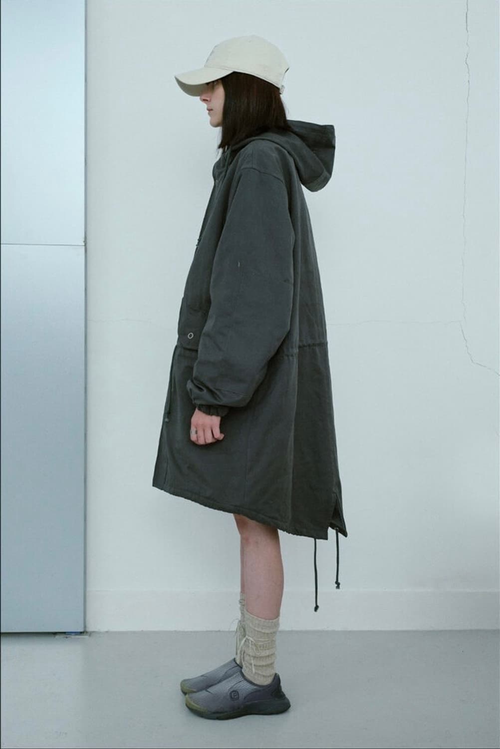 타입서비스 오버사이즈드 롱 점퍼 야상 상품이미지3