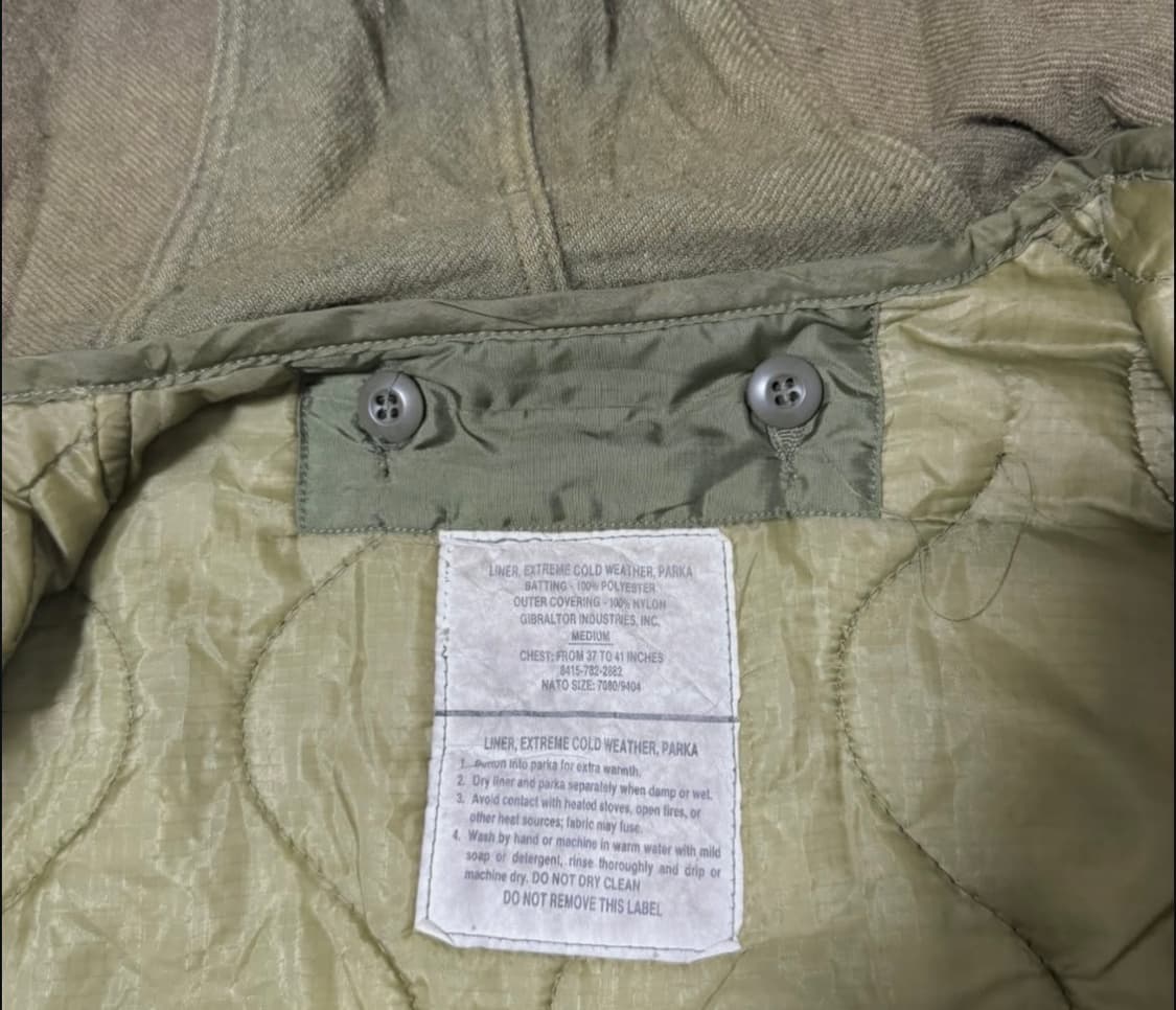 80s m65 오리지널 피쉬테일 파카 m51 커스텀 상품이미지9