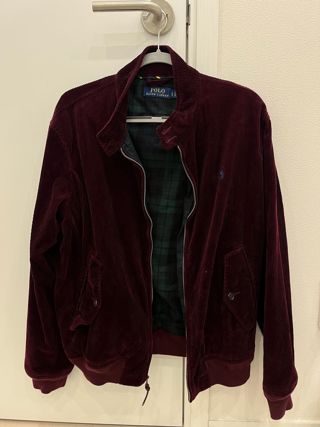 폴로 코듀로이 버건디 자켓 상품이미지1