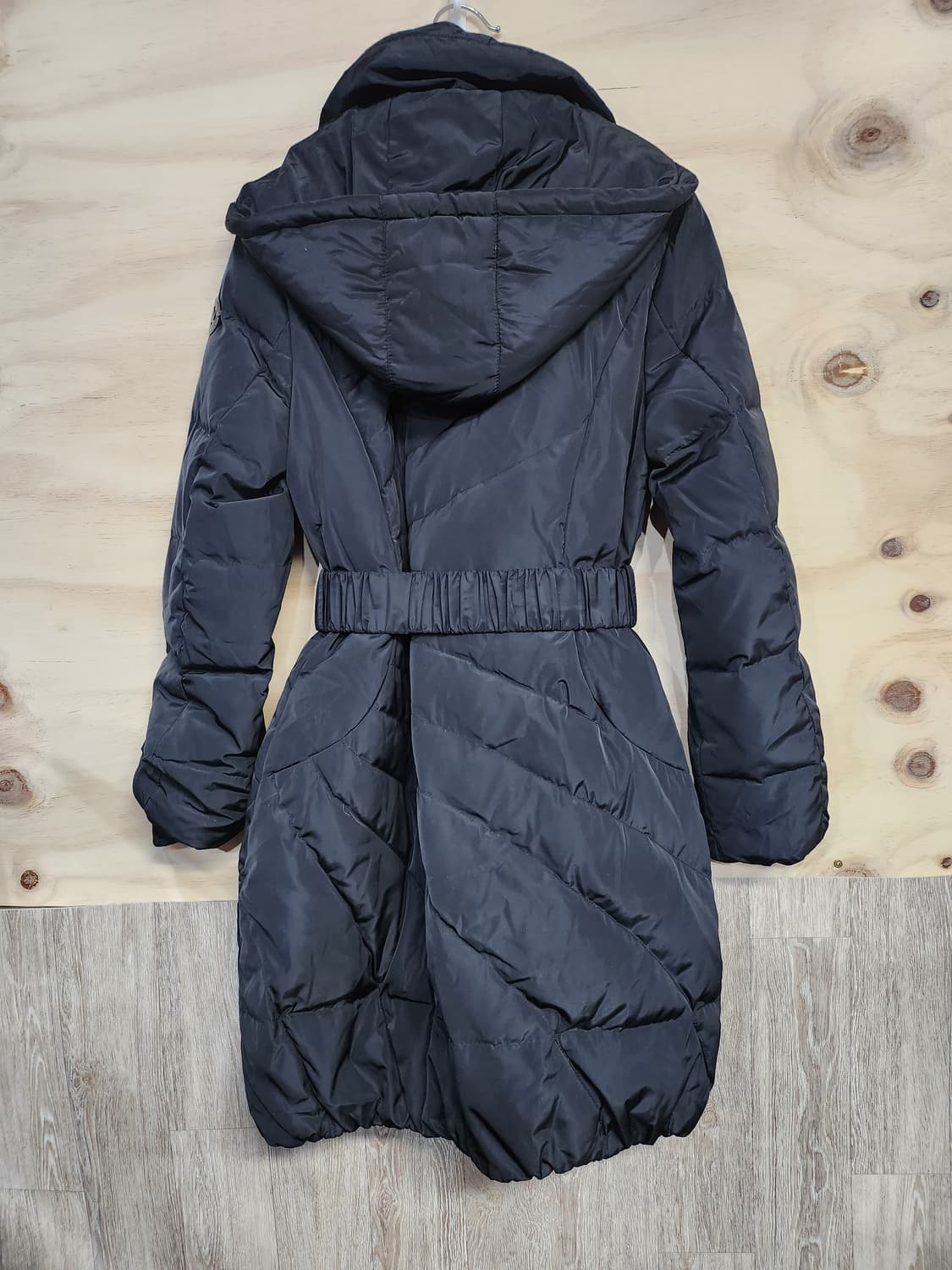 110) LA VITA JUNKO 벨트 후드 패딩 코트 상품이미지5