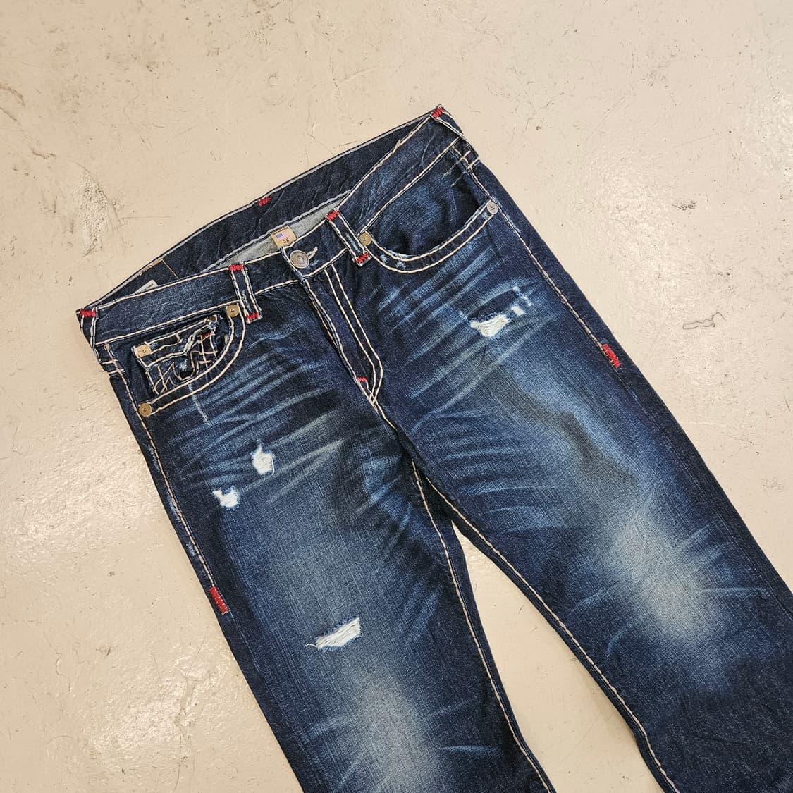 TRUE RELIGION 트루릴리젼 BILLY 부츠컷 데님팬츠 36 상품이미지3