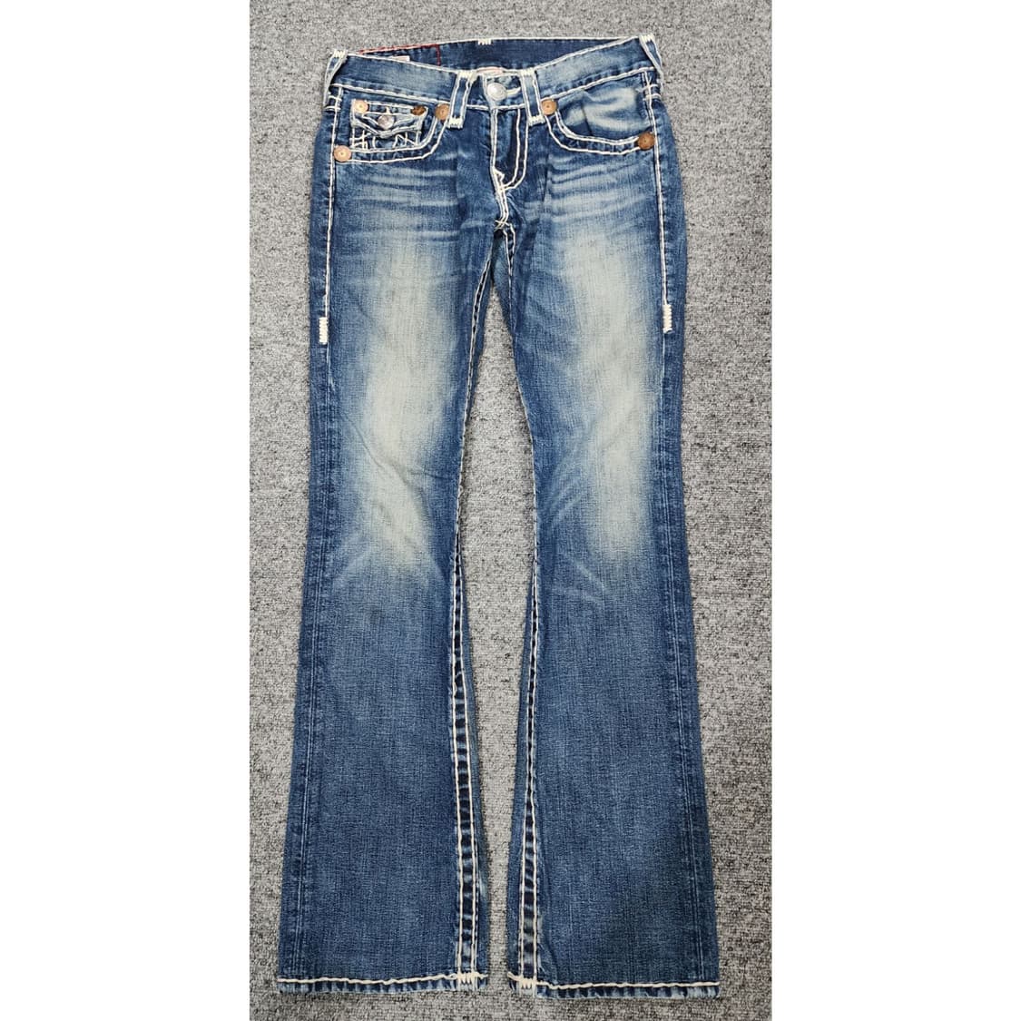 트루릴리젼 RICKY SUPER T 리키슈퍼티 스티치 데님팬츠 바지 28 상품이미지1