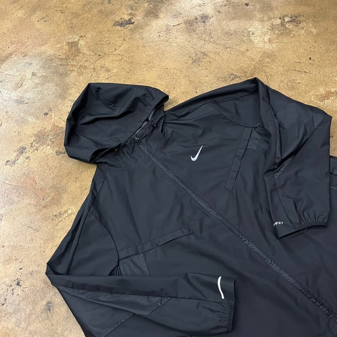 [정품/XXL] 나이키 블랙 바람막이 후드집업 b17 상품이미지1