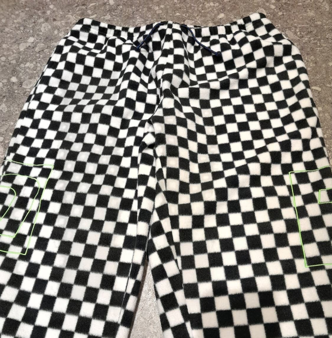 💥디스이즈네버댓 후리스 체커조거 팬츠 (L) 상품이미지3