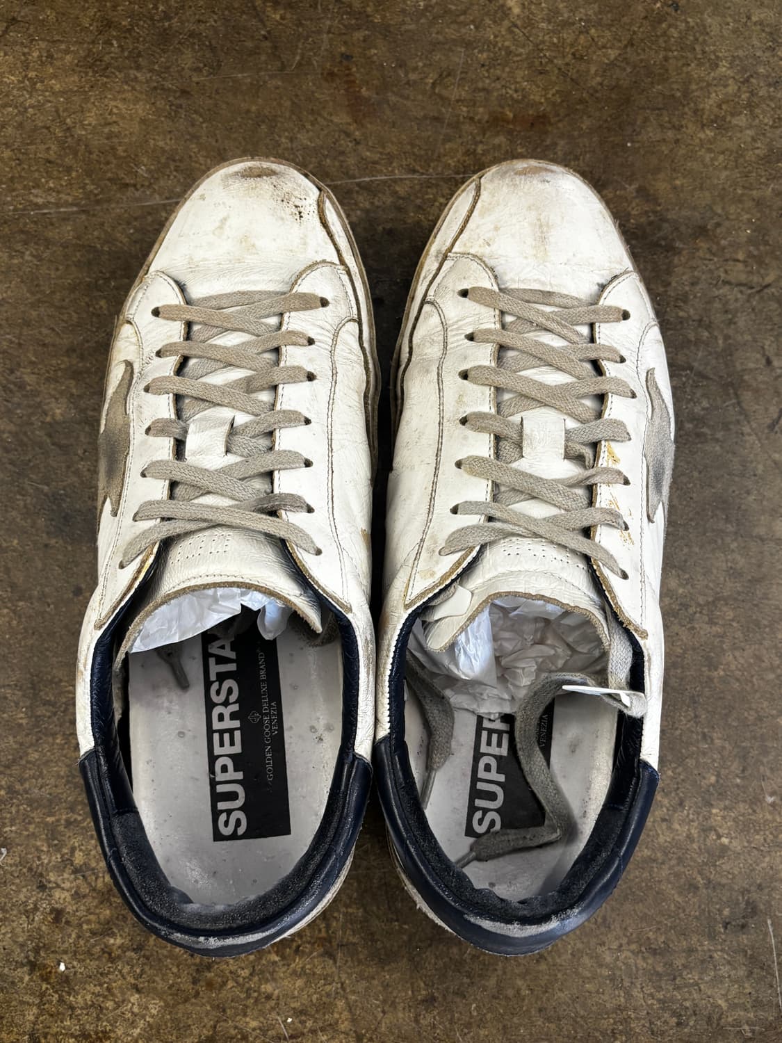 골든구스 슈퍼스타 흰색 스니커즈 42 상품이미지7