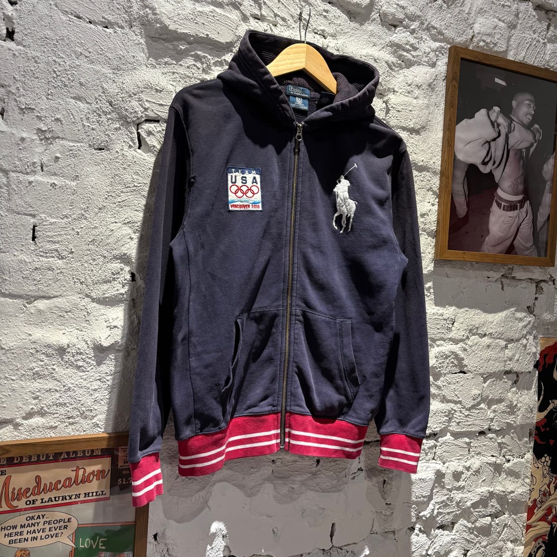폴로 빅포니 벤쿠버2010 올림픽 USA 후드집업 상품이미지1