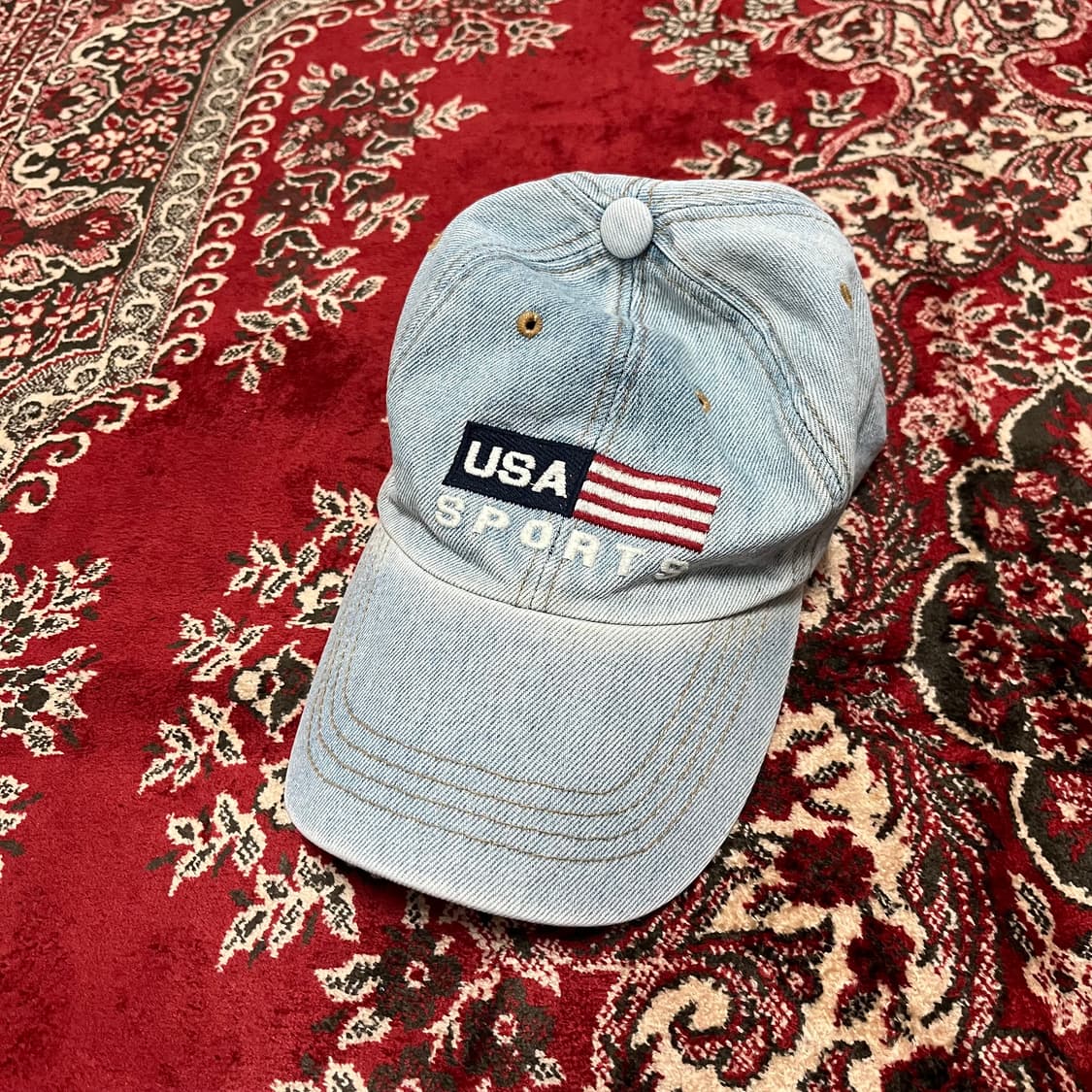 vintage cap 빈티지 usa 데님 볼캡  상품이미지1