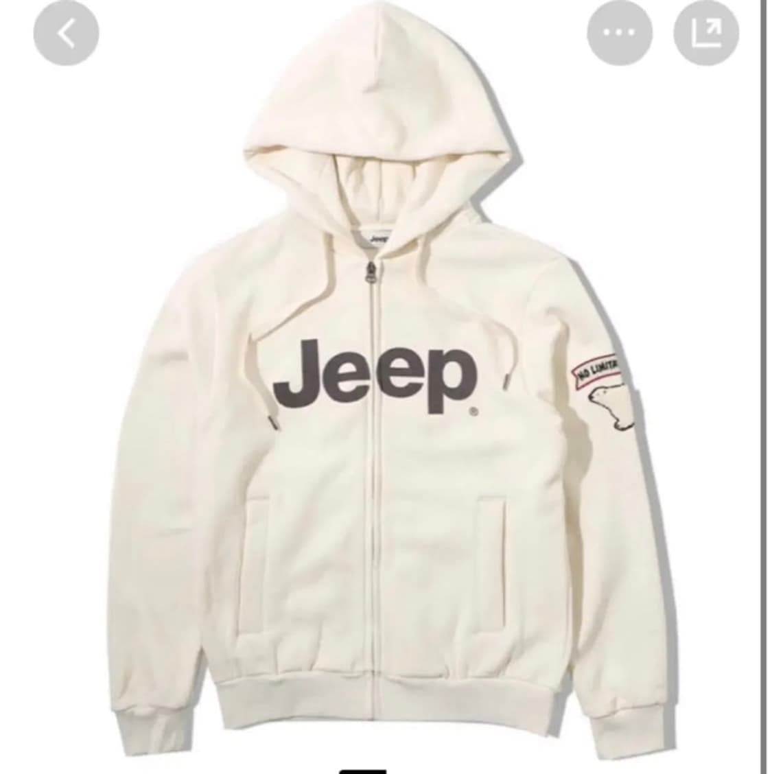 지프 폴라베어 와펜 후드집업  상품이미지1