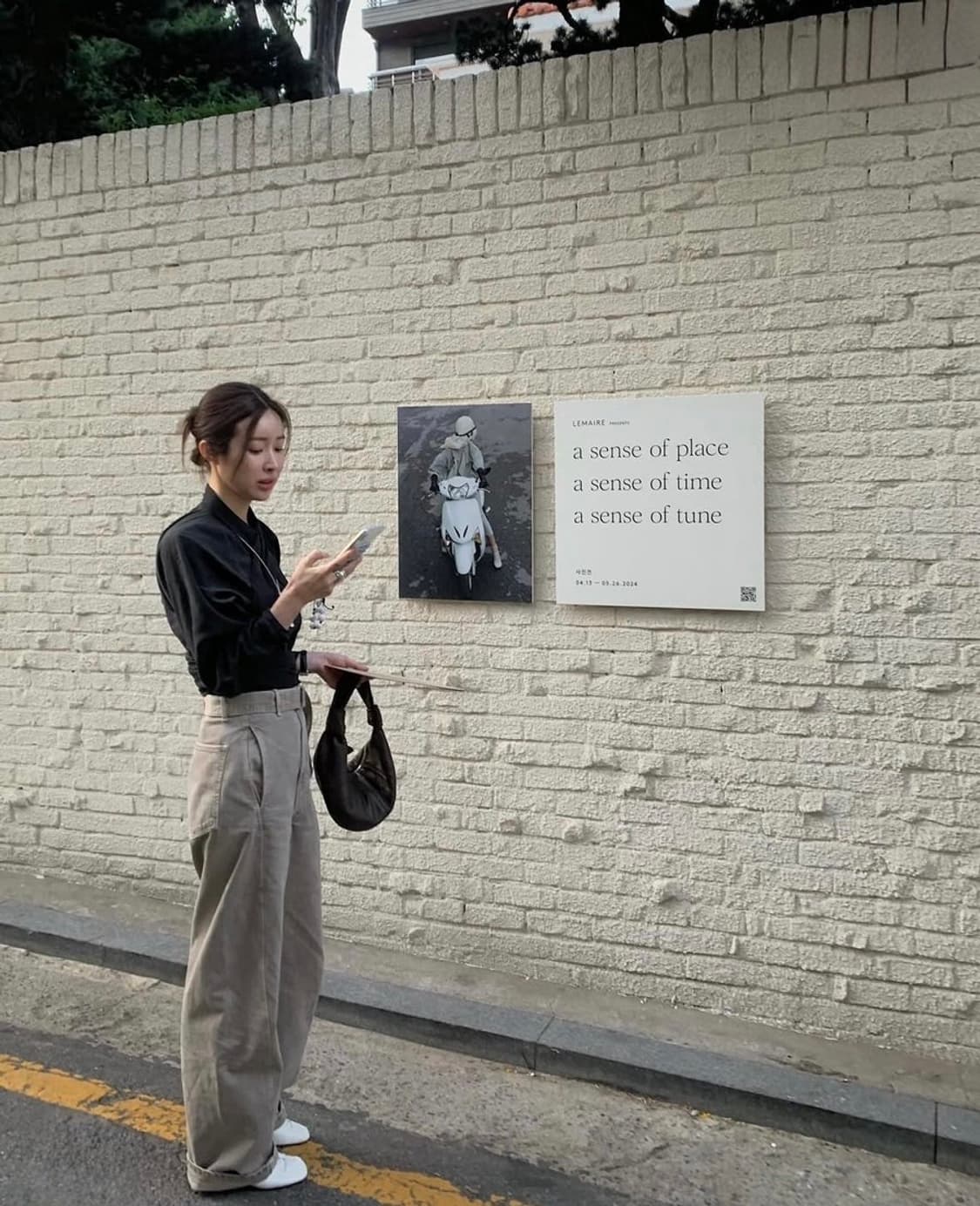 [팝니다]르메르 포춘백 미니 카키브라운 컬러 상품이미지4
