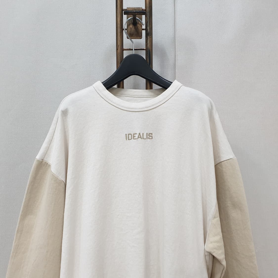 티아이포맨 소매 배색 티셔츠 100 상품이미지2