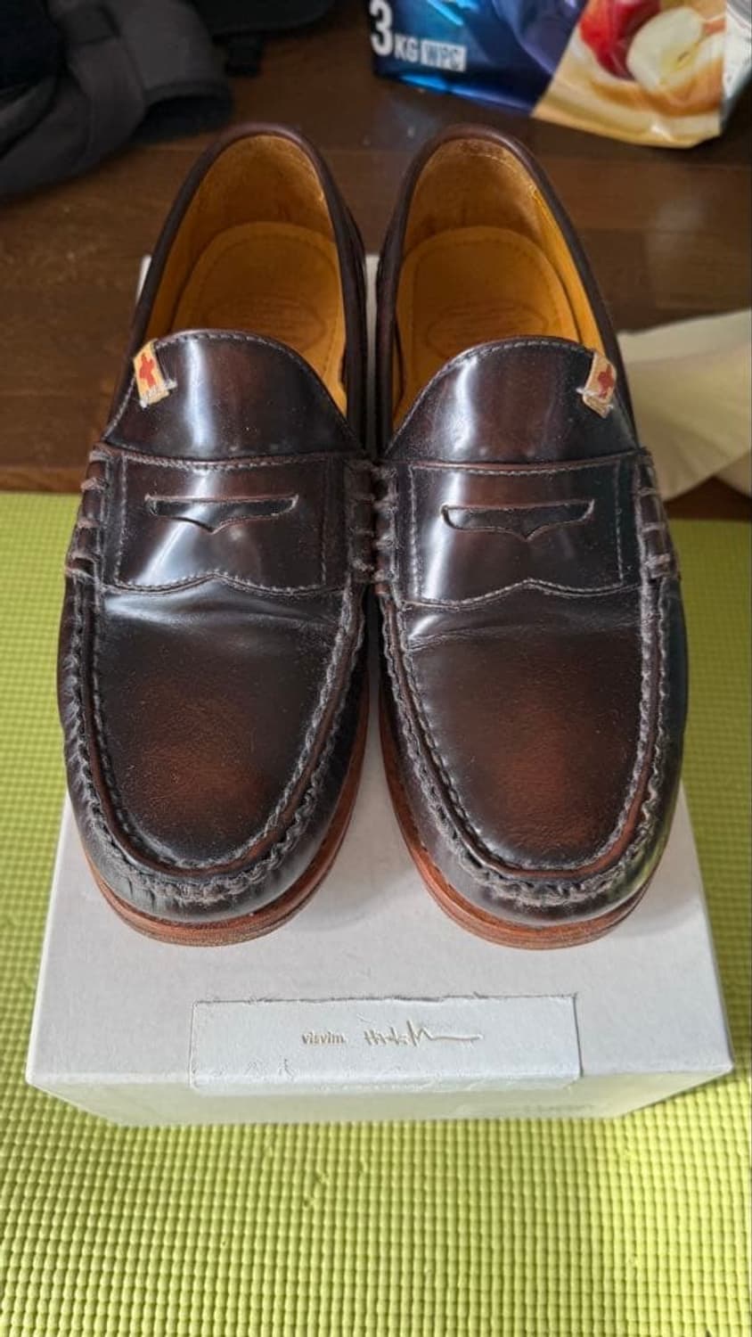 (us8.5) 비즈빔 visvim 가죽 로퍼 상품이미지1