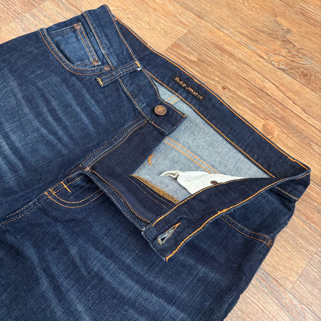 누디진 30 32 데님 청바지 Brute Knut 배기 테이퍼드 상품이미지4