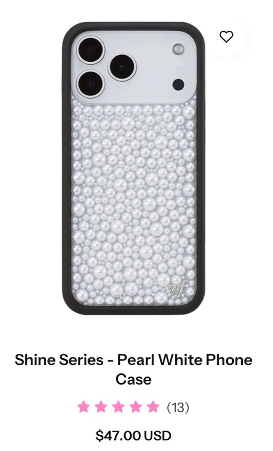 와일드플라워 진주 iphone 17 pro max 케이스 상품이미지4