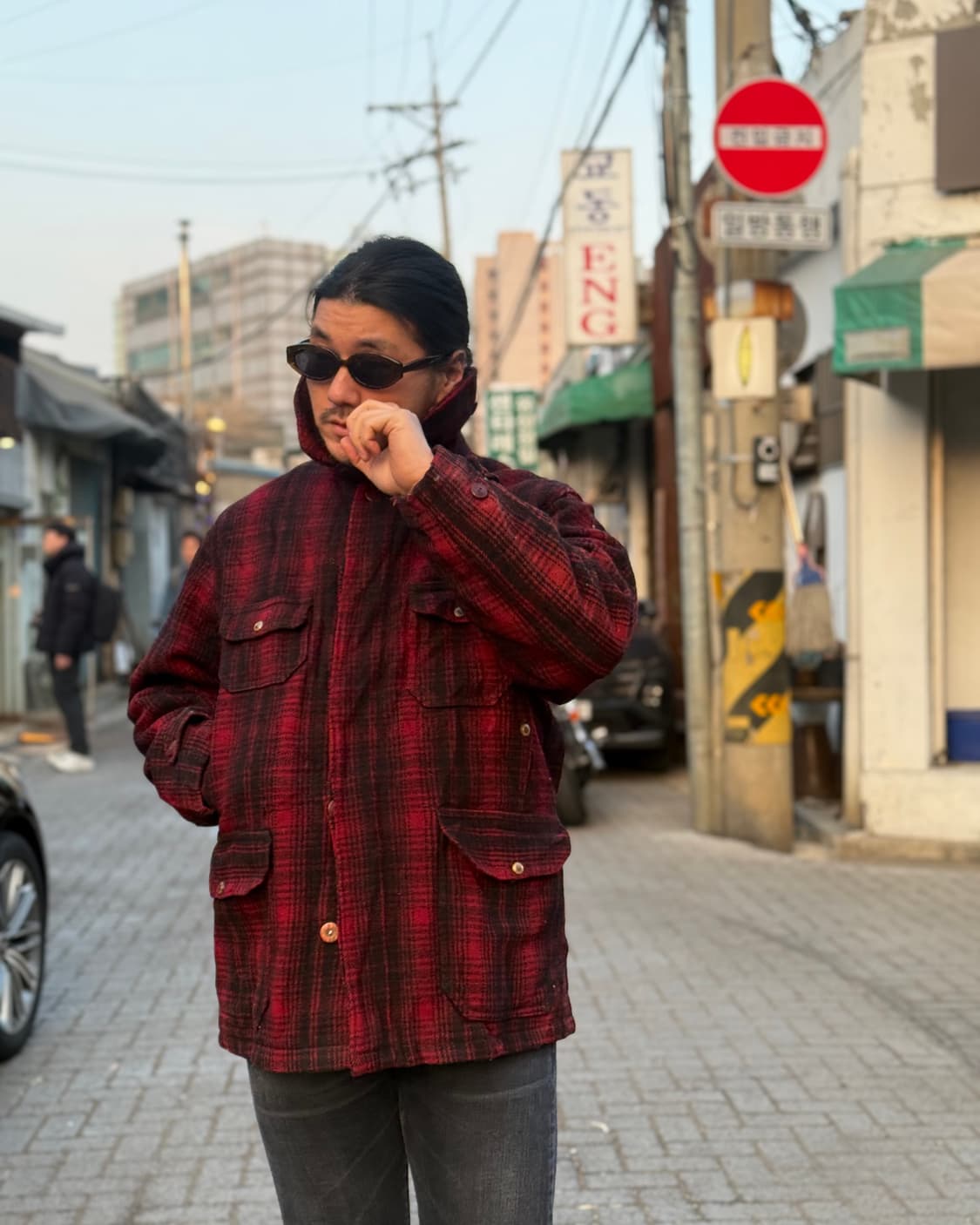 30-40‘s 울리치 플래드 체크 매키노 크루저 자켓 44 상품이미지8