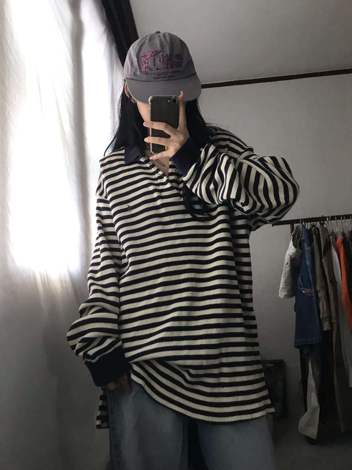 폴로 와플 럭비티셔츠 상품이미지1