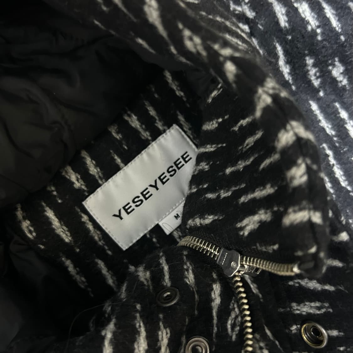 예스아이씨 후디드 울 집 코트 상품이미지2