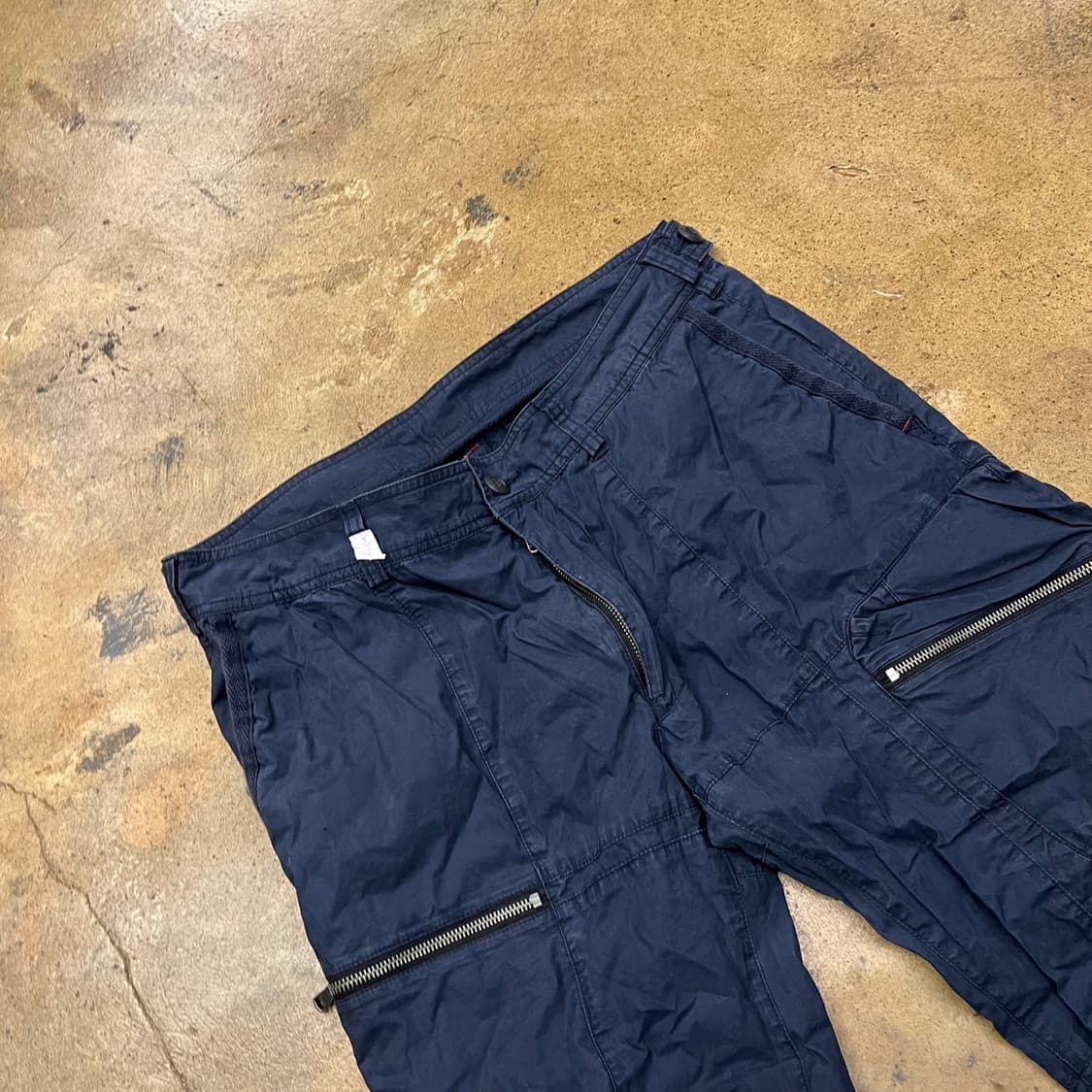 [정품/34] 랄프로렌 RLX 네이비 지퍼 디테일 카고 바지 b14 상품이미지1