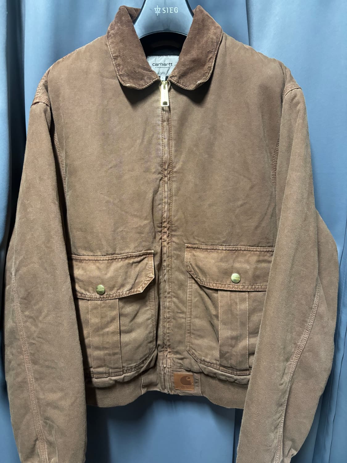 [급처] [L] 칼하트 wip 스탠톤 자켓 브라운색상 상품이미지1