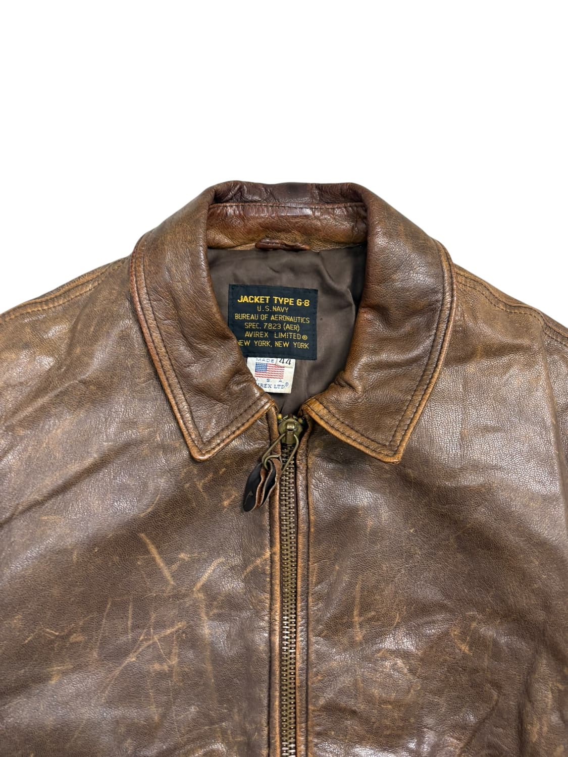 Avirex 아비렉스 빈티지 가죽 자켓 상품이미지4