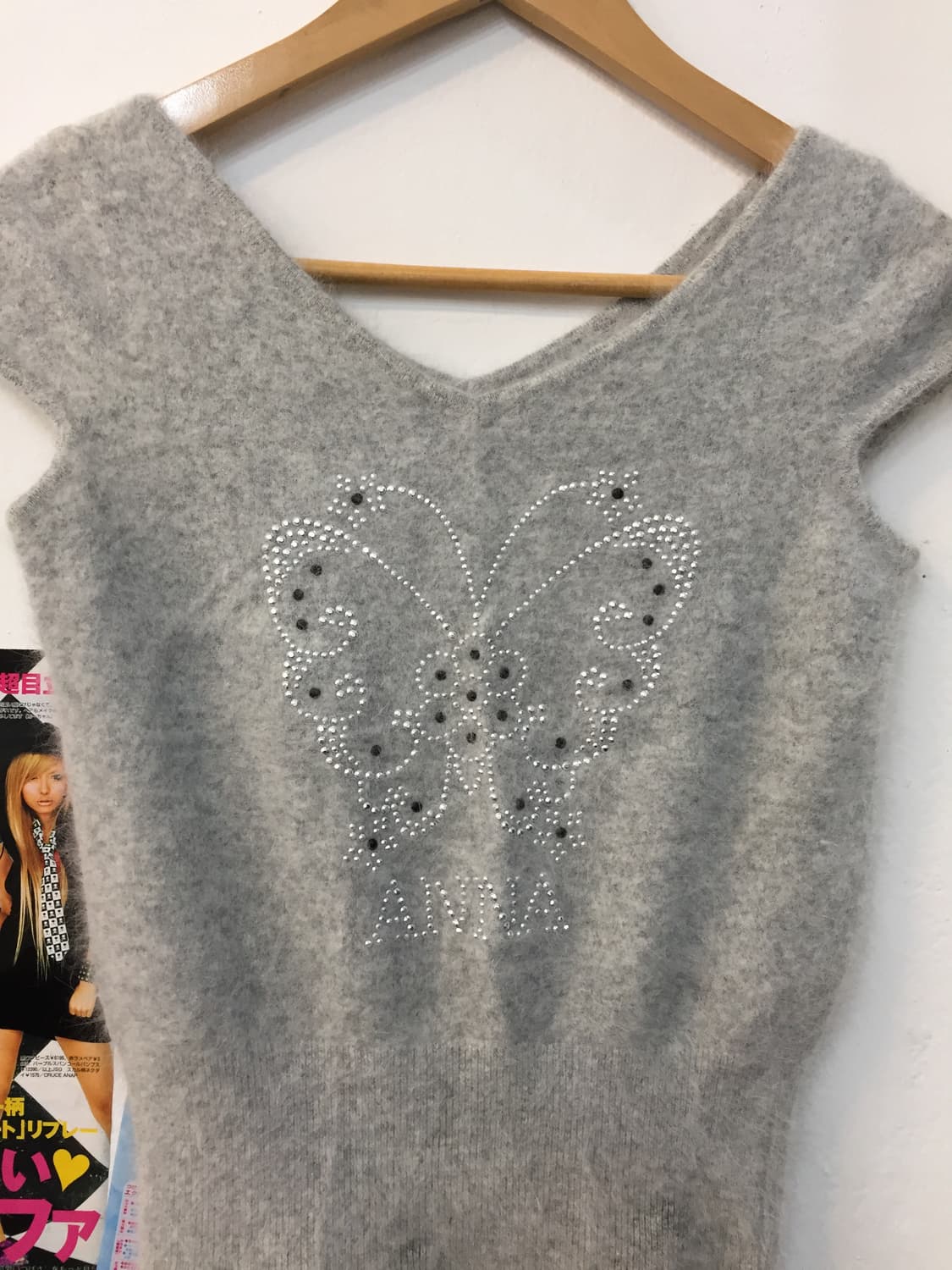 빈티지 레이어드 니트 탑 상품이미지2