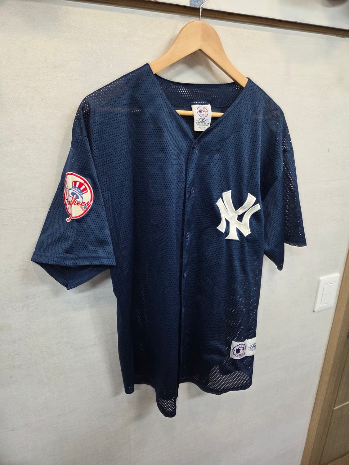 Trt mlb 뉴욕양키즈 유니폼 메쉬 져지반팔 L 상품이미지6