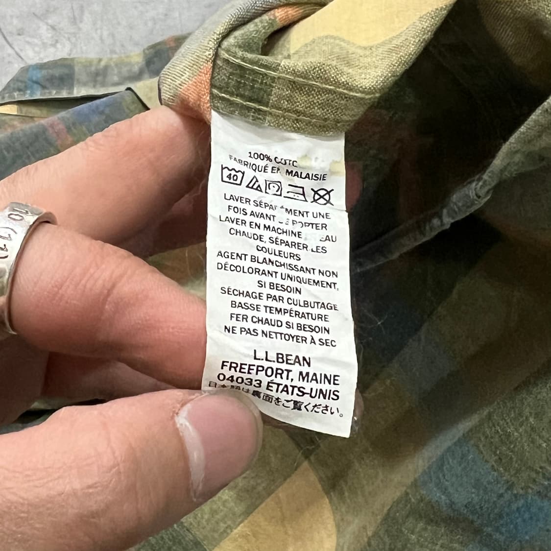  엘엘빈 워크 체크 셔츠 y15299 상품이미지7