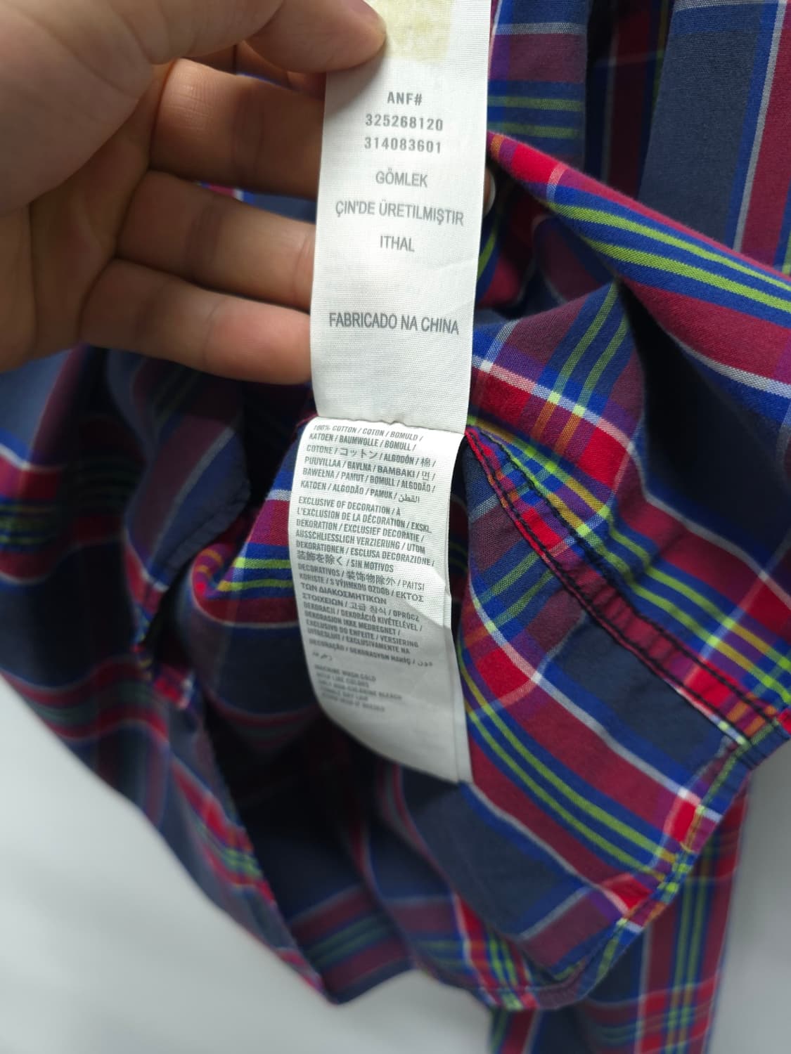 ​홀리스터 여성 멀티 체크 긴팔 남방 셔츠 (S사이즈) 상품이미지6