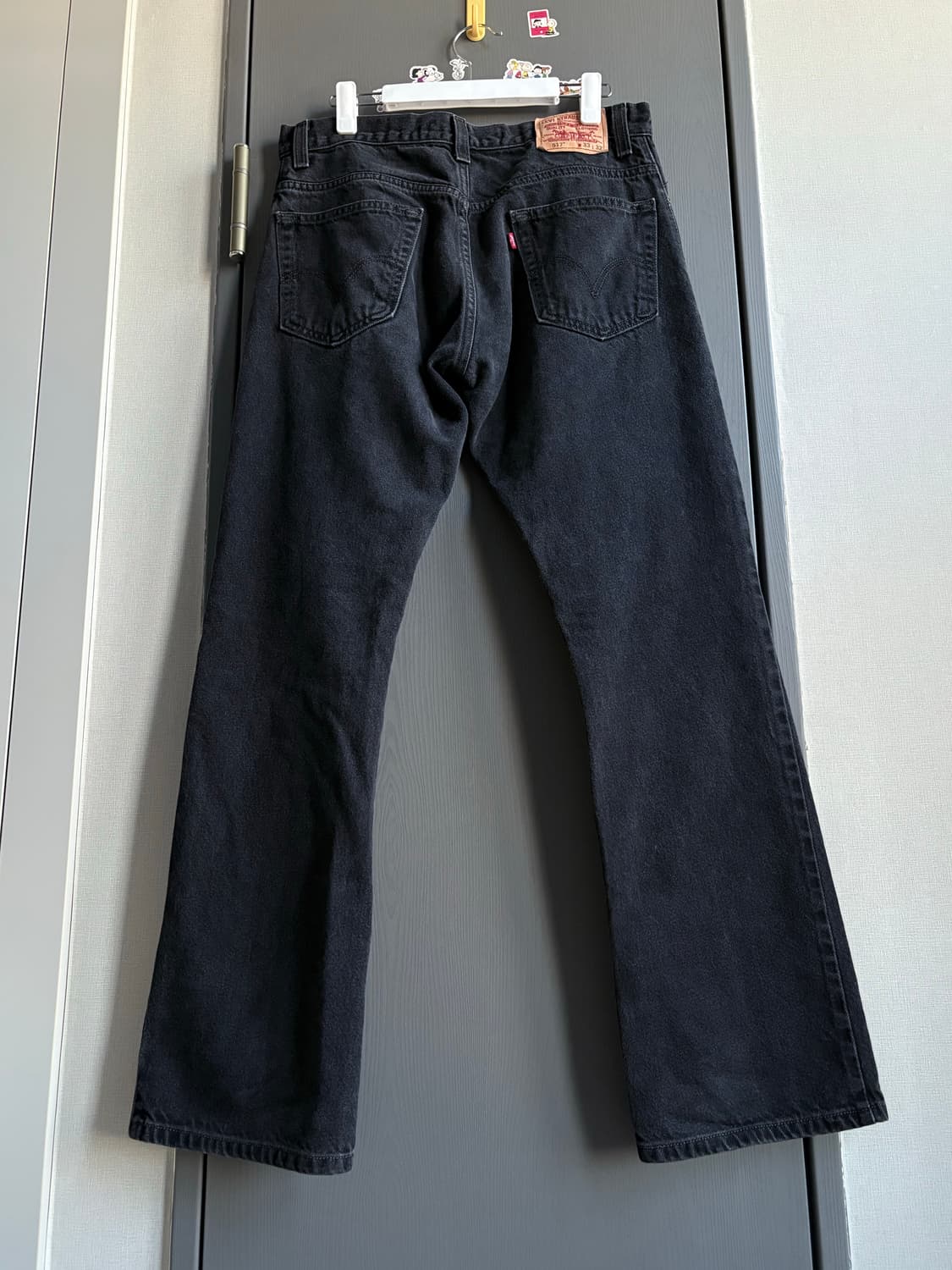 (33x32) 00s 리바이스 517 부츠컷 블랙진 상품이미지2